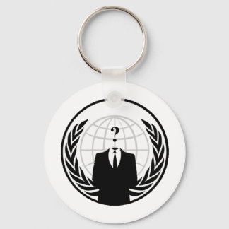 Anonymous International Logo Key Ring