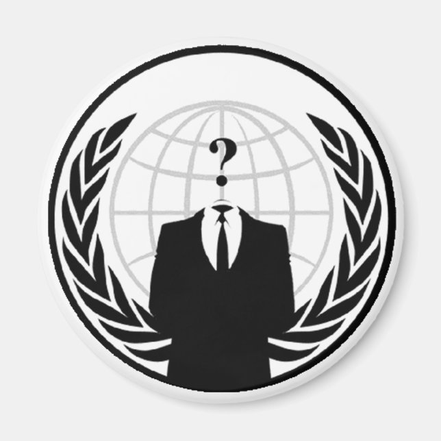 Anonymous International Logo Magnet (Front)