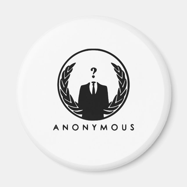 Anonymous Logo Magnet (Front)
