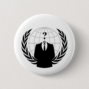 Anonymous Patriotism 6 Cm Round Badge
