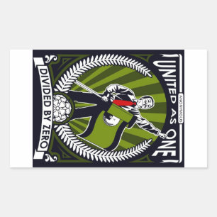 Anonymous Rectangular Sticker