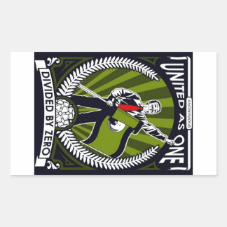 Anonymous Rectangular Sticker
