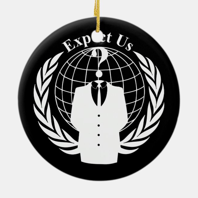 Anonymous seal ceramic tree decoration (Back)