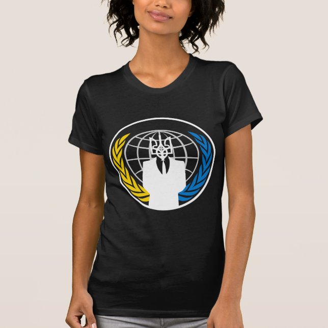 ANONYMOUS Ukraine T-Shirt (Front)
