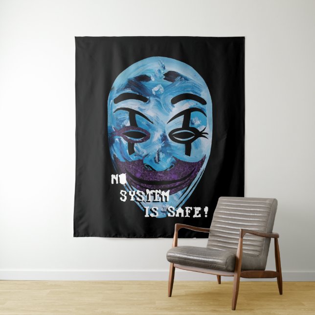 Anonymous Unmasked Tapestry (In Situ)
