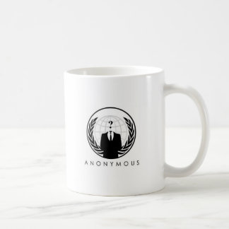 Anonymous White Mug (logo)
