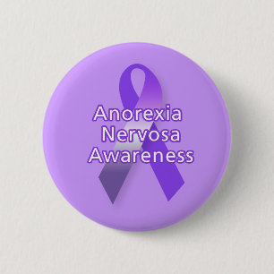 Anorexia Nervosa Awareness 6 Cm Round Badge