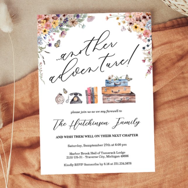 Another Adventure Going Away Party Invitation (Another Adventure Going Away Party Invitation)