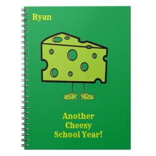 Another Cheesy School Year Wrapping Paper Notebook