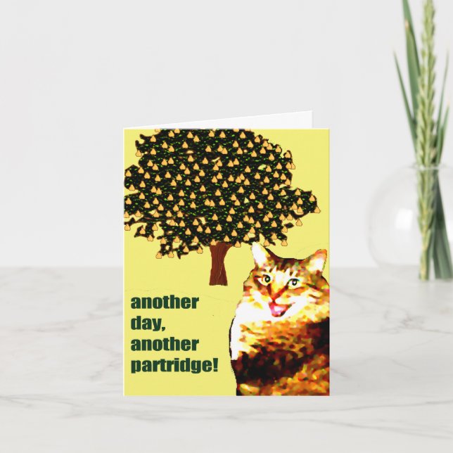 another day, another partridge christmas card (Front)