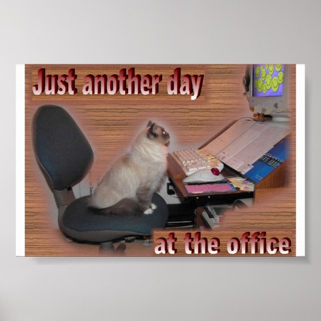 Another day at the office poster (Front)