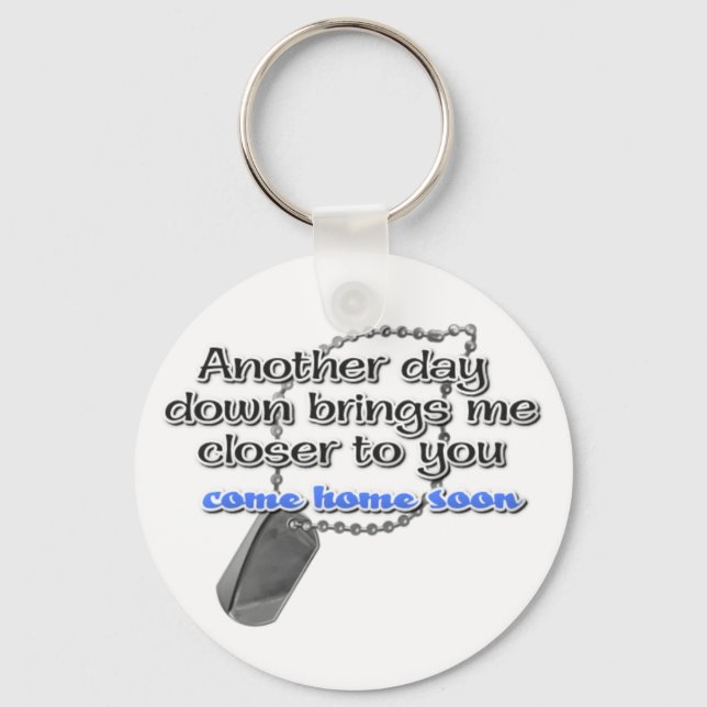 Another Day Down Key Ring (Front)