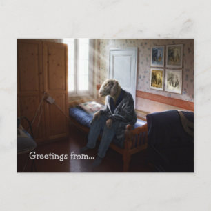 Another Day, Greetings from...   Allegory Postcard