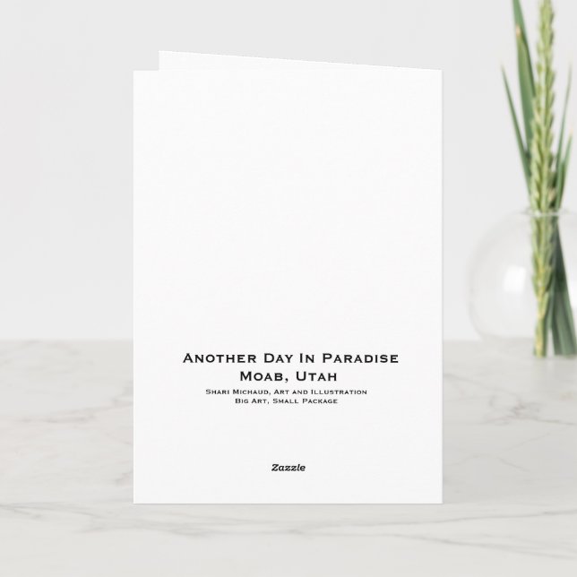 Another Day in Paradise  Card (Back)