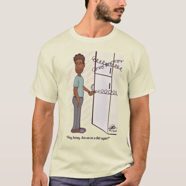 Another Diet Men's Natural T-Shirt (Front)