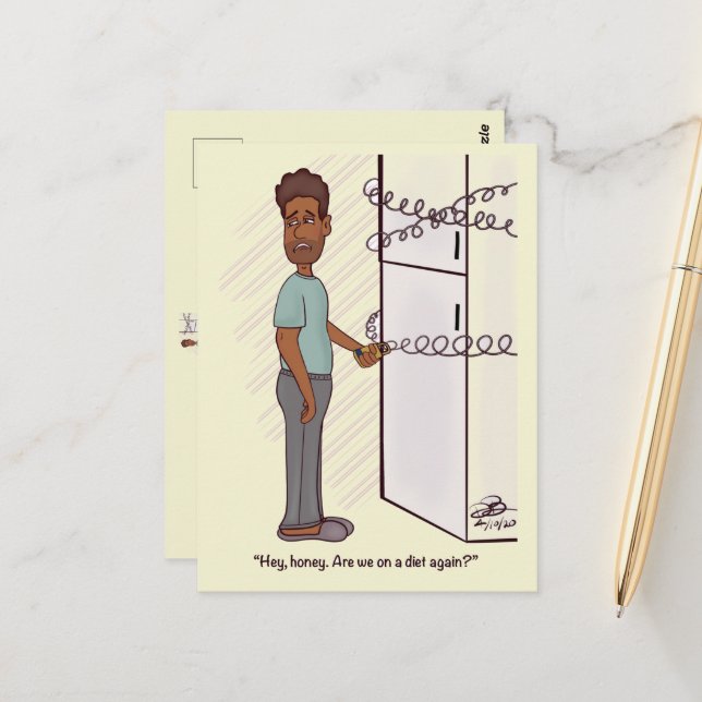 Another Diet Women's Postcard (Front/Back In Situ)