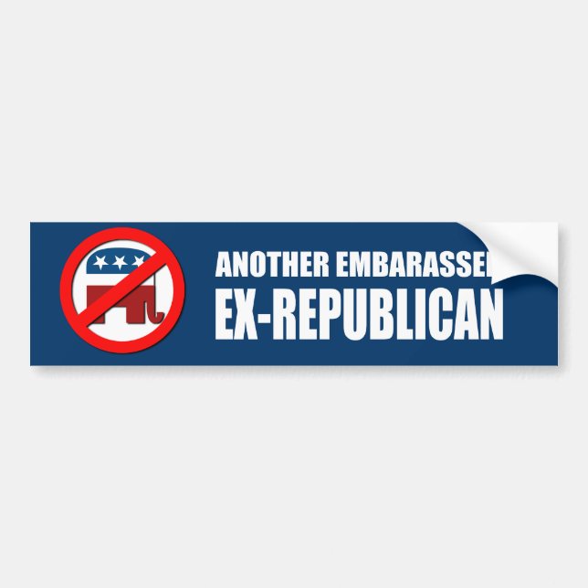 Another Embarassed Ex-Republican Bumper Sticker (Front)