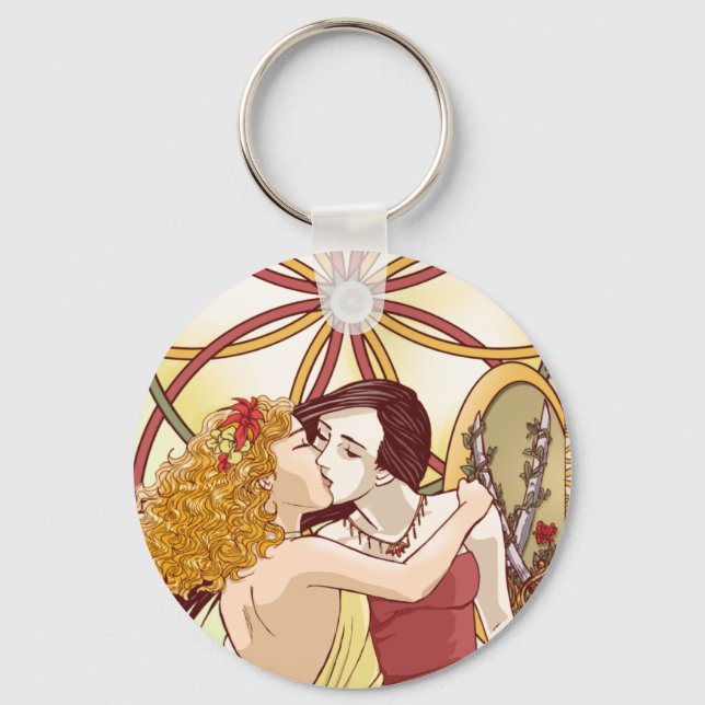 Another Girl's Paradise Keychain (Front)