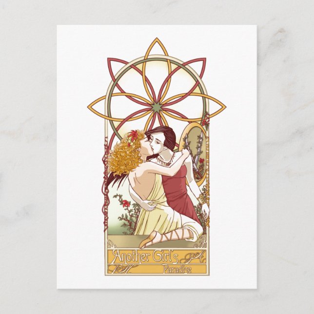 Another Girl's Paradise Postcard (Front)