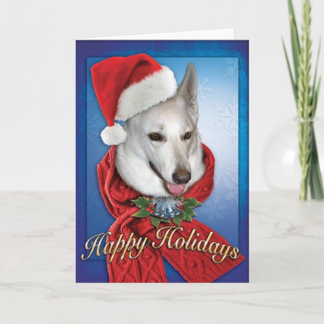 Another Good (German) Shepherd Holiday Card (Front)