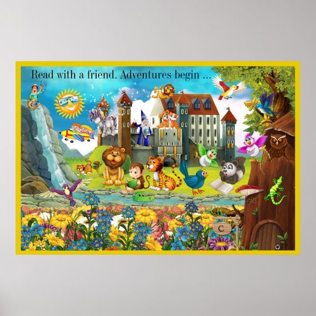 Another Great Reading - Literacy Poster (Front)