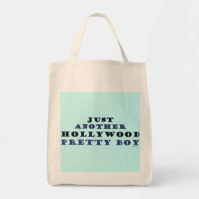 Another Hollywood Pretty Boy Grocery Tote Bag (Front)