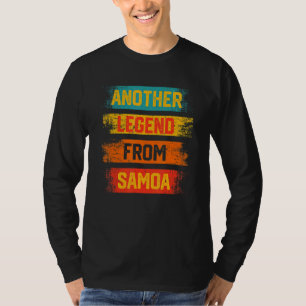 Another Legend from Samoa Distressed Patriotic Nat T-Shirt