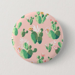 Another Lovely Cactus Flowers 6 Cm Round Badge