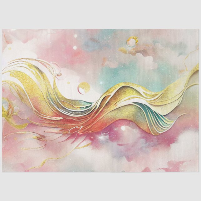 Another Mermaid Galaxy Series Design 6 Tissue Paper (Front)