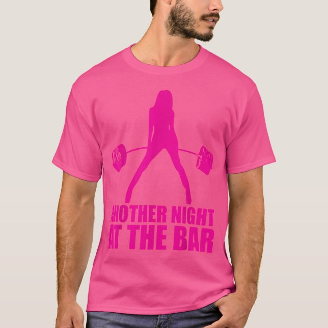 Another Night At The Bar Barbell - Women'S Motivat T-Shirt (Front)