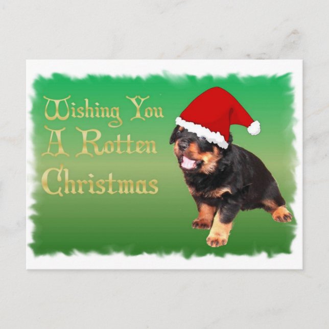 Another Rotten Christmas Holiday Postcard (Front)