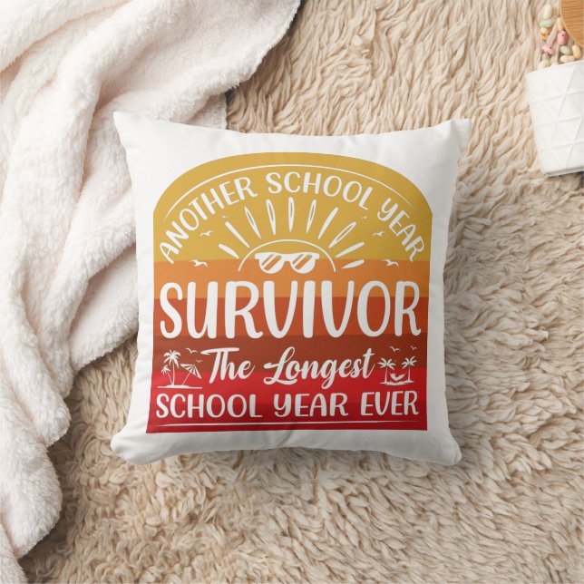 Another School Year Survivor Funny School Cushion (Blanket)