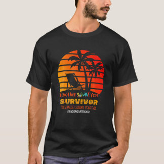 Another School Year Survivor Kindergarten 2021 Lon T-Shirt