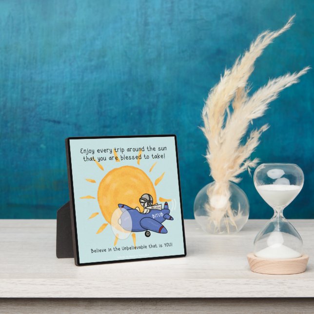 Another Trip Around the Sun Plaque (Insitu)