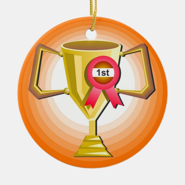 Another Trophy Ceramic Tree Decoration (Front)