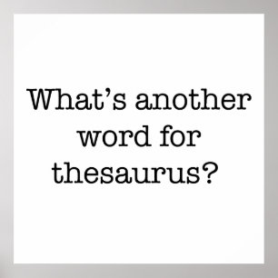 Another Word for Thesaurus Poster