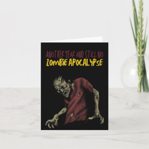 Another Year and Still No Zombie Apocalypse Holiday Card