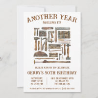 Another Year Nailing It! Woodworking Birthday