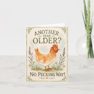 Another Year Older Birthday Card