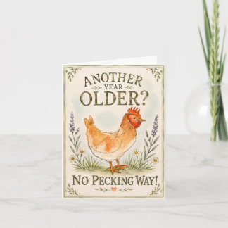 Another Year Older Birthday Card