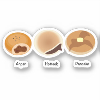 Anpan,Hotteok,Pancake