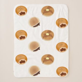 Anpan,Hotteok,Pancake Sherpa Blanket