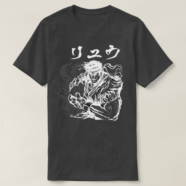 Ansatsuken Warrior Shadow T-Shirt (Design Front)