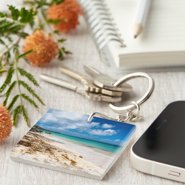 Anse Canot beach on Marie-Galante Key Ring (Front Right)