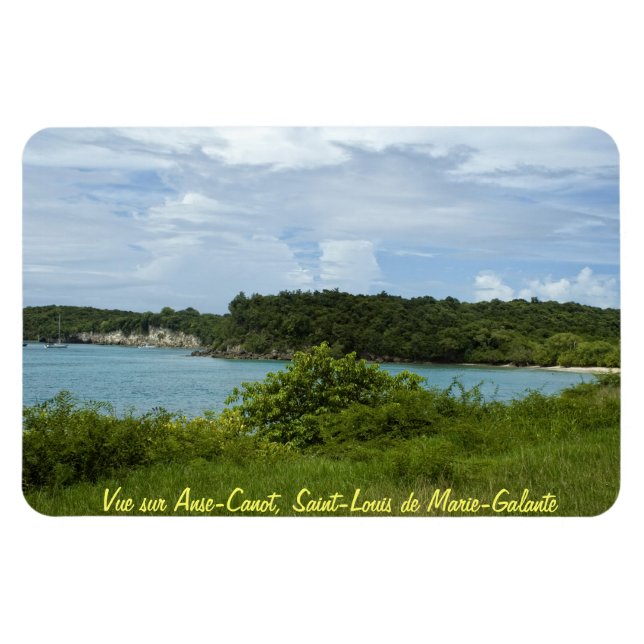 Anse Canot, Saint-Louis de Marie-Galante Magnet (Horizontal)