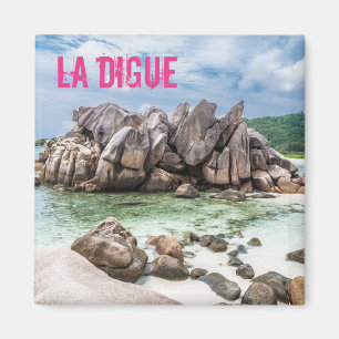 Anse Cocos Seychelles La Digue Beach gift Magnet