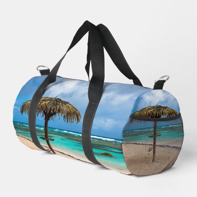 Anse des Rochers beach Duffle Bag (Right Corner)