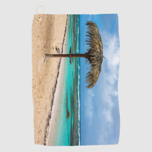Anse des Rochers beach Golf Towel