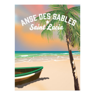 Anse Des Sables Saint Lucia Photo Print
