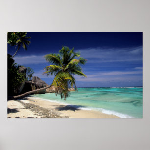 Anse Sourse D'Argent Beach, La Digue Poster